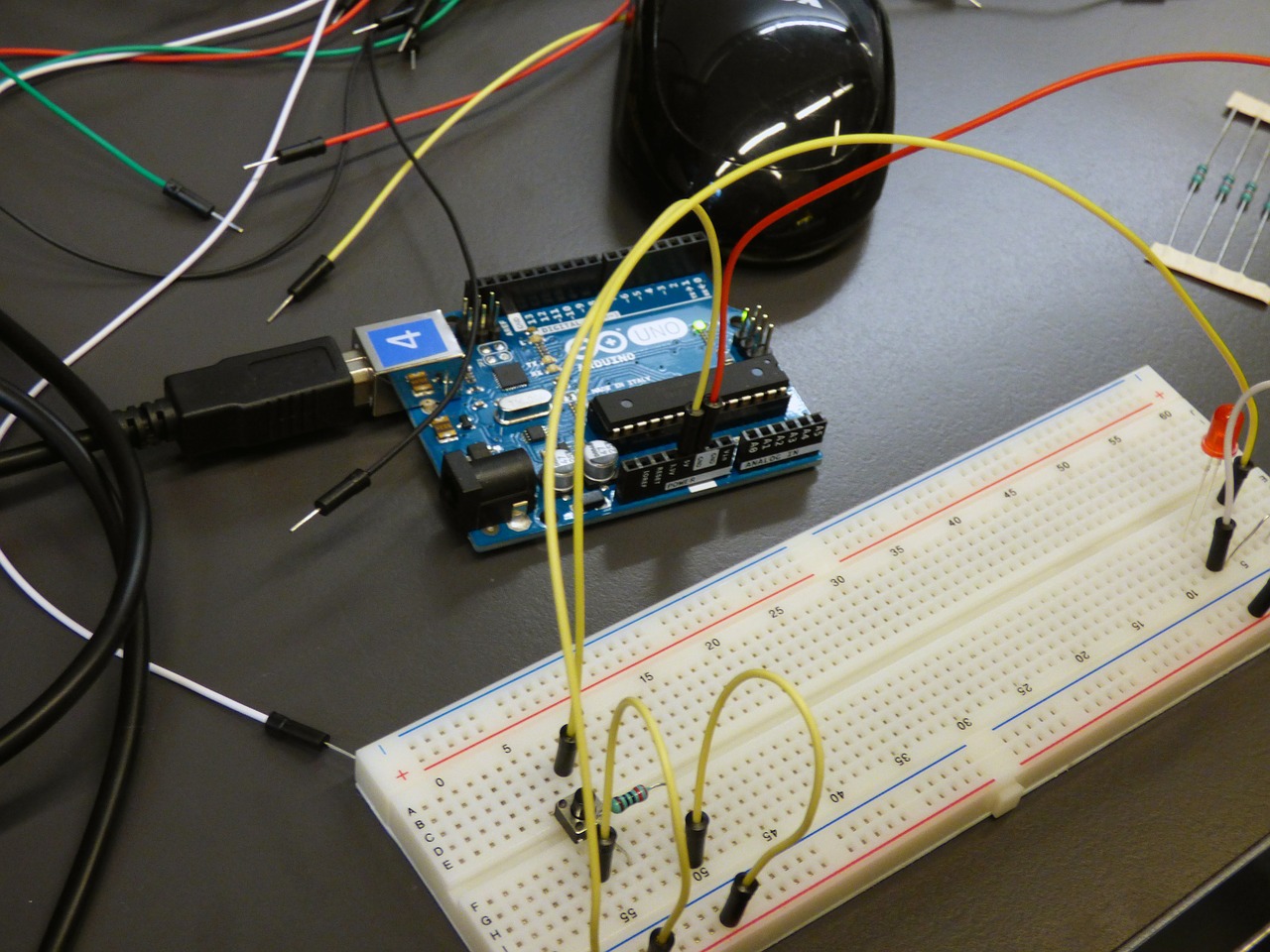 Controlling A Led Using Arduino Serial Monitor 2158