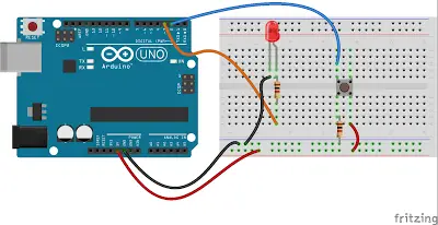 button arduino delay between switch change