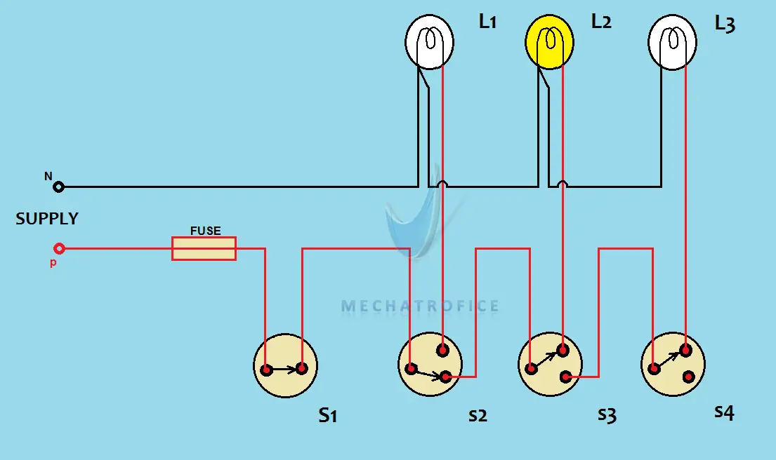 Circuit Diagram Of Godown Wiring Corridor Wiring corridor Connection 