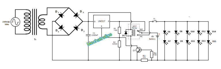 Automatic Light Control Circuits Circuit Diagram