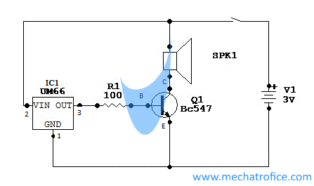 Music Generator Circuit Using Ic Um66