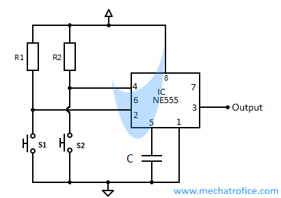 555 Multivibrator Circuits Tutorial - Astable, Monostable ...