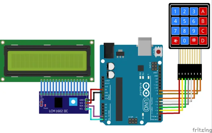 Keypad Interfacing with Arduino 4x4, 4x3 with LCD connection and code