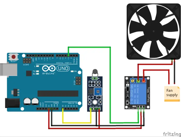 Arduino Temperature controller code and working