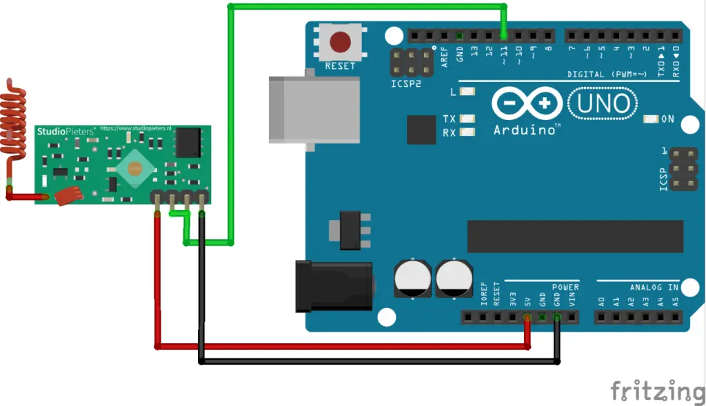 ASK 433Mhz RF Transmitter and Receiver using Arduino