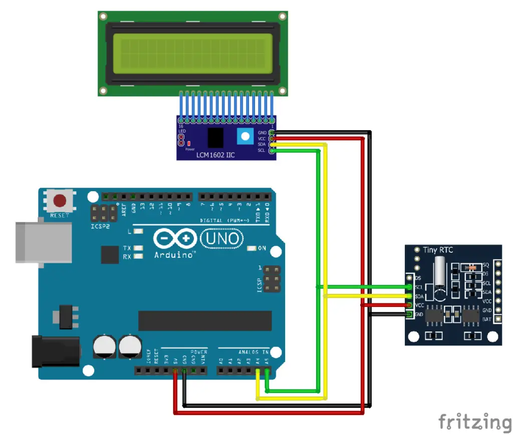 Ds1307 Rtc Clock Module Set And Read Time Using Arduino 2987