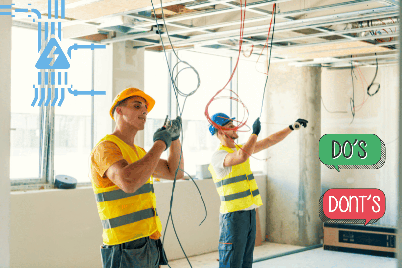 Home electrical wiring best practices Dos and Don'ts